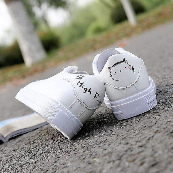 Planet Gates 2018 Fashion Canvas Shoes Women Vulcanization Shoes Brand Woman Breathable Casual Flats white Shoes Sneakers  Women's #LL&1821