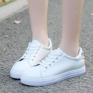 Planet Gates 2018 Fashion Canvas Shoes Women Vulcanization Shoes Brand Woman Breathable Casual Flats white Shoes Sneakers  Women's #LL&1821