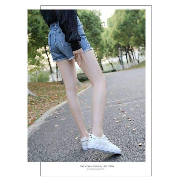 Planet Gates 2018 Fashion Canvas Shoes Women Vulcanization Shoes Brand Woman Breathable Casual Flats white Shoes Sneakers  Women's #LL&1821