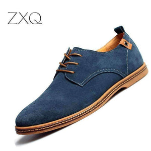 Planet Gates 2018 fashion men casual shoes new spring men flats lace up male suede oxfords men leather shoes zapatillas hombre size 38-48