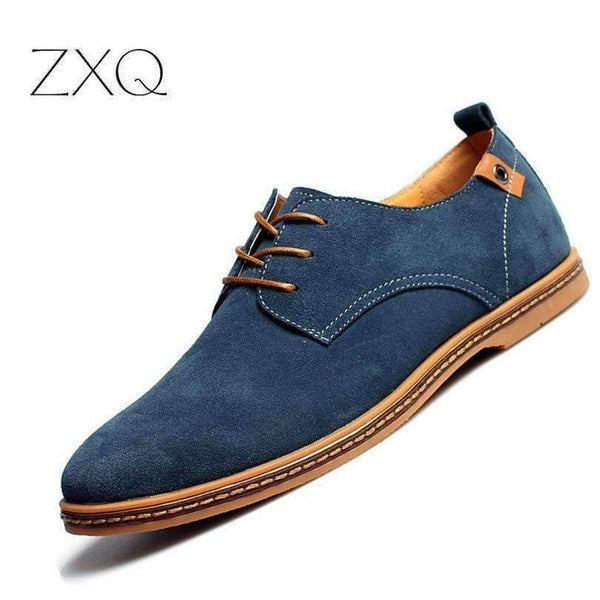 Planet Gates 2018 fashion men casual shoes new spring men flats lace up male suede oxfords men leather shoes zapatillas hombre size 38-48
