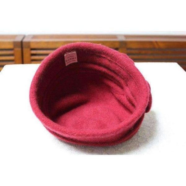 Planet Gates 2018 Floral Casual Brand Warm Lady Autumn Floppy Soft Girl Fedoras Women Fedoras 100% Pure Wool Dome Winter Hat For Women