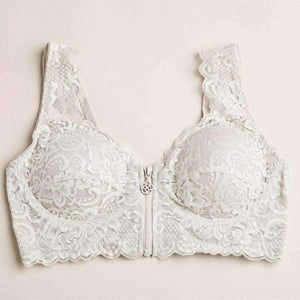 Planet Gates 2018 Lynlås foran bh til kvinder uden fælge stor brystvisning lille tynd vest-type bh Komfortabel sove-bh Plus Size