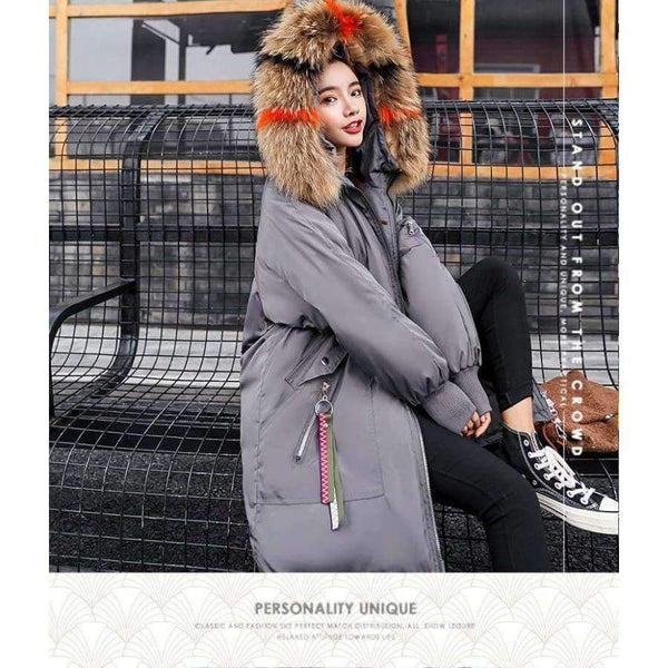 Planet Gates 2018 Fur Winter Jacket Women Ladies Parka Jackets Fur Collar Female Winter Coat Women Parkas New Coats