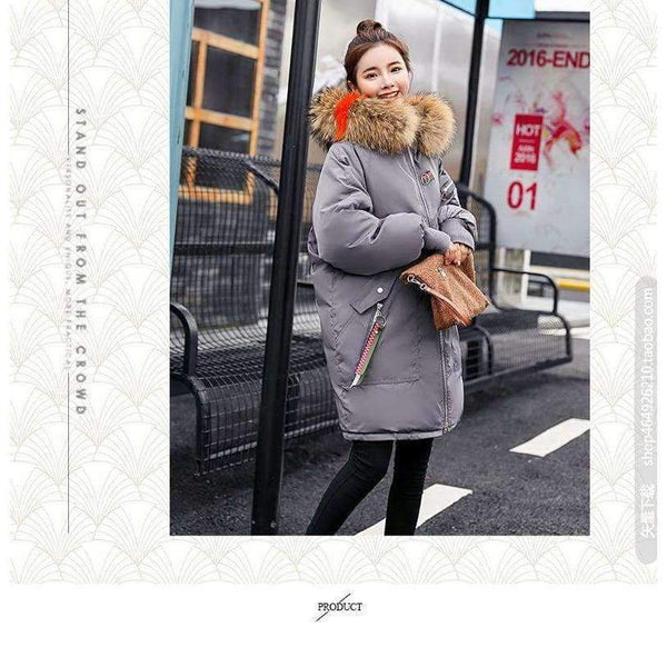 Planet Gates 2018 Fur Winter Jacket Women Ladies Parka Jackets Fur Collar Female Winter Coat Women Parkas New Coats