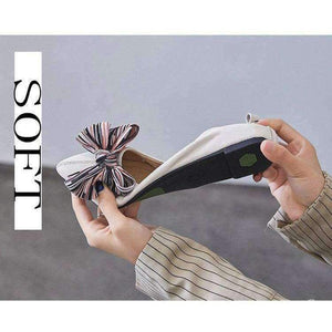 Planet Gates 2018 High quality Women Casual Shoes Genuine Leather Women's Loafers Slip On Woman's Flats Shoe Bow Pointed toe Soft shoes MD-12