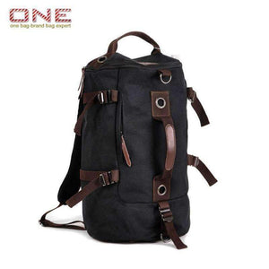 Planet Gates 2018 Hot Large capacity man travel bag luggage backpack canvas bucket shoulder bag PT708