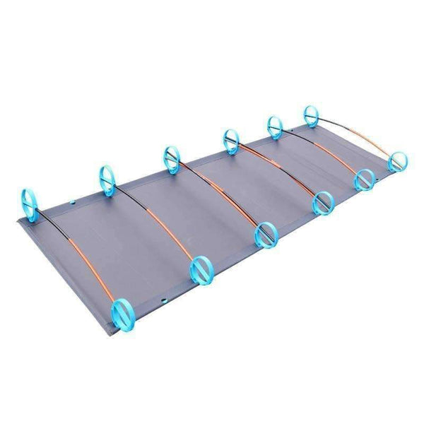 Planet Gates 2018 Hot SALE Camping Mat Ultralight Sturdy Comfortable Portable Folding Tent Bed Cot Sleeping Outdoor Camp bed Aluminium Frame