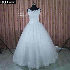 Planet Gates 2018 Lace Ball Gown Wedding Dress Free Shipping Cheap Vestido De Noiva