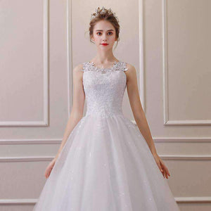 Planet Gates 2018 Lace Ball Gown Wedding Dress Free Shipping Cheap Vestido De Noiva