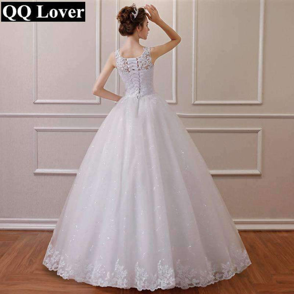 Planet Gates 2018 Lace Ball Gown Wedding Dress Free Shipping Cheap Vestido De Noiva