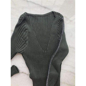 Planet Gates 2018 ladies dresses Autumn winter short dress jumper Casual stripe sweater knitted bodycon dress Women elegant pullover Vestidos