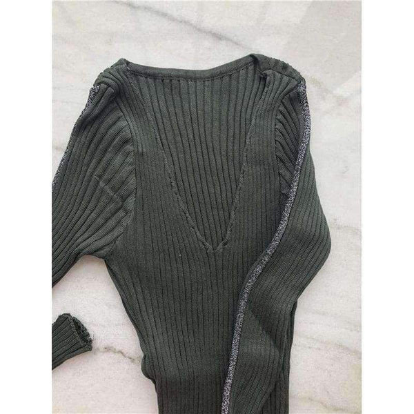 Planet Gates 2018 ladies dresses Autumn winter short dress jumper Casual stripe sweater knitted bodycon dress Women elegant pullover Vestidos