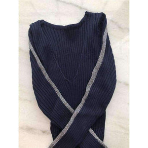 Planet Gates 2018 ladies dresses Autumn winter short dress jumper Casual stripe sweater knitted bodycon dress Women elegant pullover Vestidos