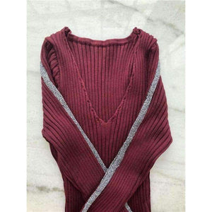 Planet Gates 2018 ladies dresses Autumn winter short dress jumper Casual stripe sweater knitted bodycon dress Women elegant pullover Vestidos