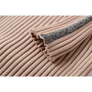 Planet Gates 2018 ladies dresses Autumn winter short dress jumper Casual stripe sweater knitted bodycon dress Women elegant pullover Vestidos