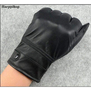 Planet Gates 2018 leather gloves,Genuine Leather,Black,brown color,leather gloves men ,leather winter gloves warm,brand mittens
