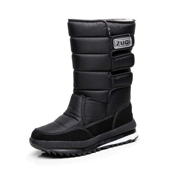 Planet Gates 2018 Men Boots platform snow boots for men thick plush waterproof slip-resistant winter shoes Plus size 36 - 47