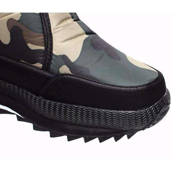 Planet Gates 2018 Men Boots platform snow boots for men thick plush waterproof slip-resistant winter shoes Plus size 36 - 47