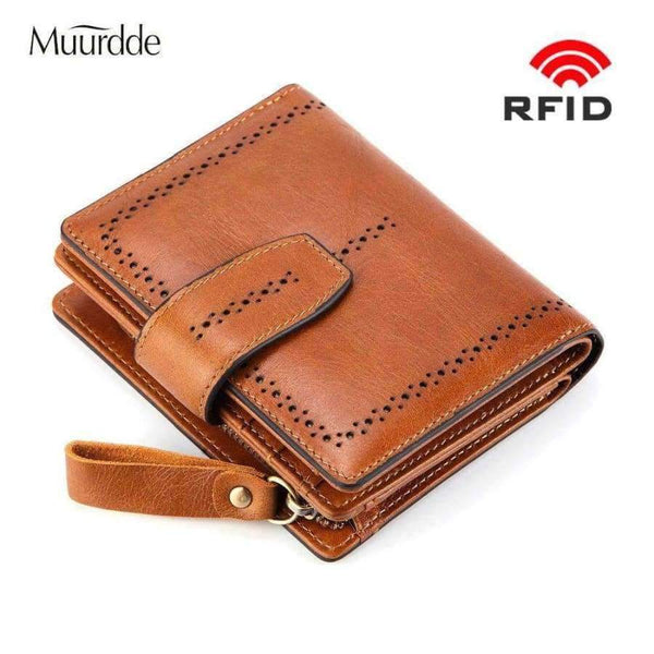 Planet Gates 2018 Muurdde RFID Fashion Hollow Out Genuine Leather Women Wallet And Purses Coin Purse Female Small Portomonee Lady Money Bag
