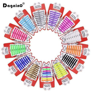 2018 New Arrival Cheap Free Shipping 1Set/16Pcs Creative Patents Adults Hammer Silicone Elastic Shoelaces Lazy No Tie Shoe Laces
