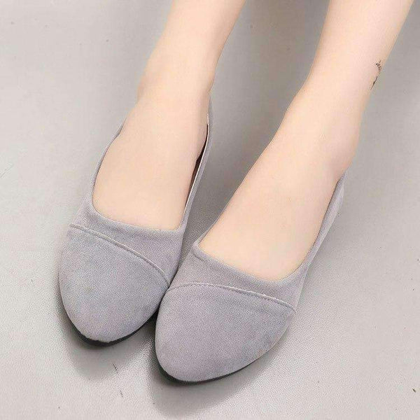 Planet Gates 2018 New Arrived Simple Design Pointed Toe Suede Women Flats Shallow Slip on Comfort Boat Shoes Fashion Office Lady Casual Shoes