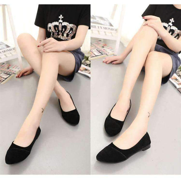 Planet Gates 2018 New Arrived Simple Design Pointed Toe Suede Women Flats Shallow Slip on Comfort Boat Shoes Fashion Office Lady Casual Shoes