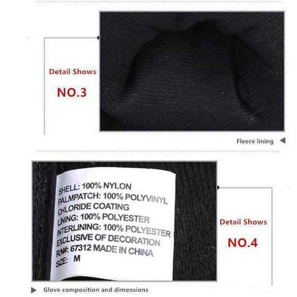 Planet Gates 2018 New Brand Winter Men's Gloves Winter -30 Warm Gloves All-Weather Windproof Waterproof Gloves Free Shipping