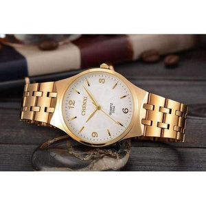 Planet Gates 2018 Нова мода CHENXI Маркови дамски мъжки кварцов часовник Рокля Ръчни часовници Модни ежедневни двойки златни часовници за влюбени