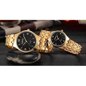 Planet Gates 2018 Нова мода CHENXI Маркови дамски мъжки кварцов часовник Рокля Ръчни часовници Модни ежедневни двойки златни часовници за влюбени