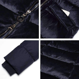 Planet Gates 2018 New high quality winter velvet jacket thick warm women's parka clothing fashion casual women's brand coat GWD18080