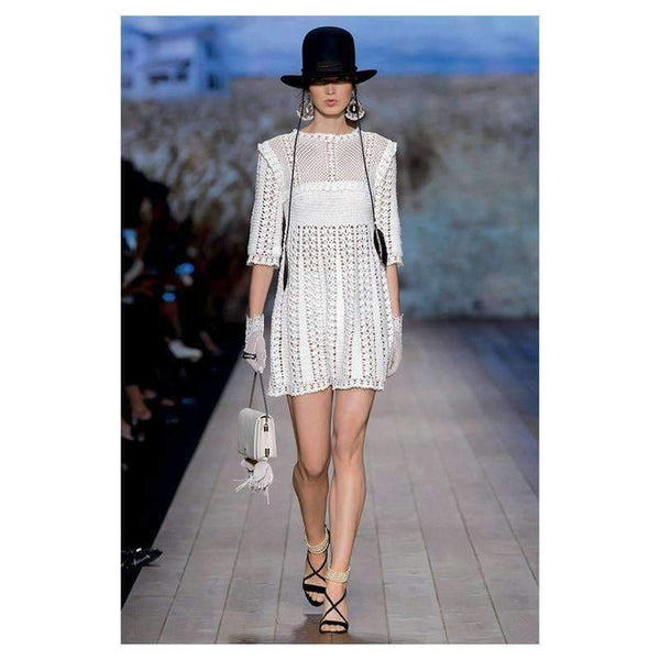 Planet Gates 2018 New Style Lady's Fashion Handmade Crochet Casual Dresses  Cotton Clubwear