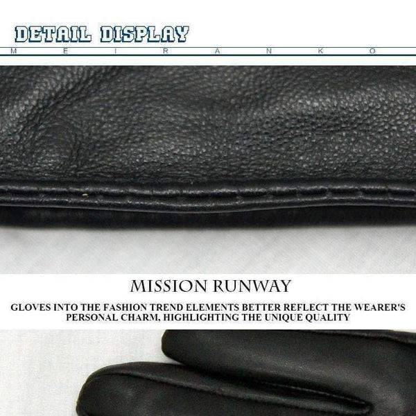 Planet Gates 2018 new winter lady fashion sheepskin leather high quality hot sale gloves women genuine leather mittens long style Arm sleeve