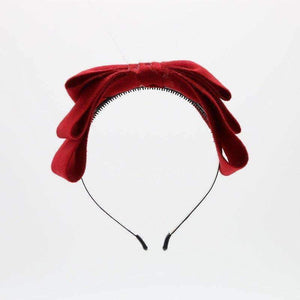 Planet Gates 2018 New winter velvett 3 layor bow elegant headband fashion children hairband hair accessories OEM