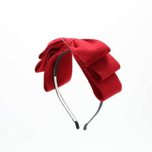 Planet Gates 2018 New winter velvett 3 layor bow elegant headband fashion children hairband hair accessories OEM