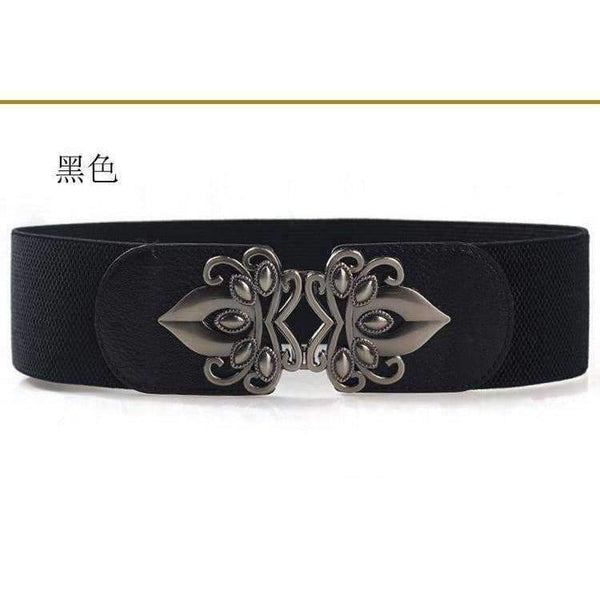 Planet Gates 2018 New Women's Belt Canvas and Artificial Leather Stitching Female Elastic Belts Size 80cm-100cm Women Belt