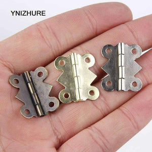 Planet Gates 2018 Real Muebles 50pcs 25 * 20mm Antique Wooden Box Gift Packaging Cabinet Drawer Jewelry Box Hinge For Furniture Hardware