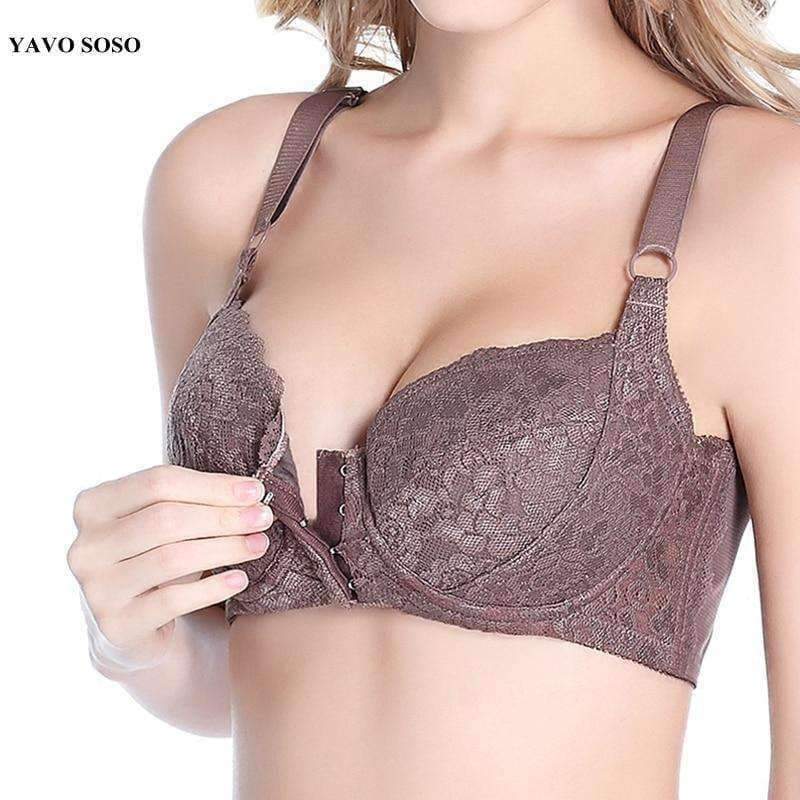 Planet Gates 2018 Sexy Lingeries Women bras plus size 110DEF large cups breathable vest front fastener lace women's underwear