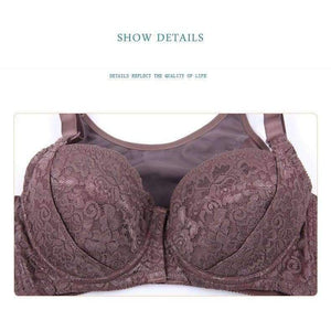 Planet Gates 2018 Sexy Lingeries Women bras plus size 110DEF large cups breathable vest front fastener lace women's underwear