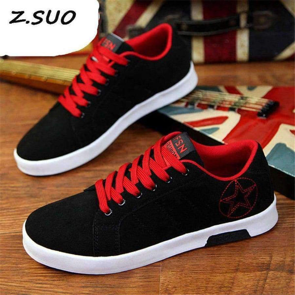 Planet Gates 2018 Spring And Autumn New Breathable Anti-Skid Men'S Vulcanized shoes Fashion British Low Tie To Help Fight Men'S Shoes