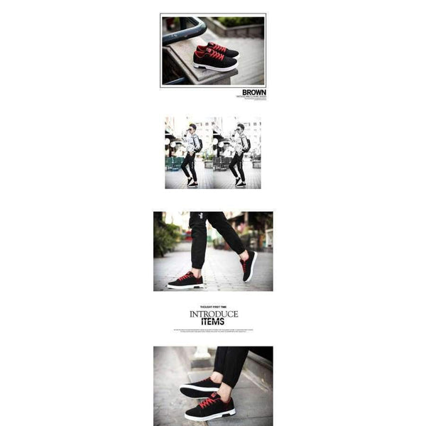 Planet Gates 2018 Spring And Autumn New Breathable Anti-Skid Men'S Vulcanized shoes Fashion British Low Tie To Help Fight Men'S Shoes