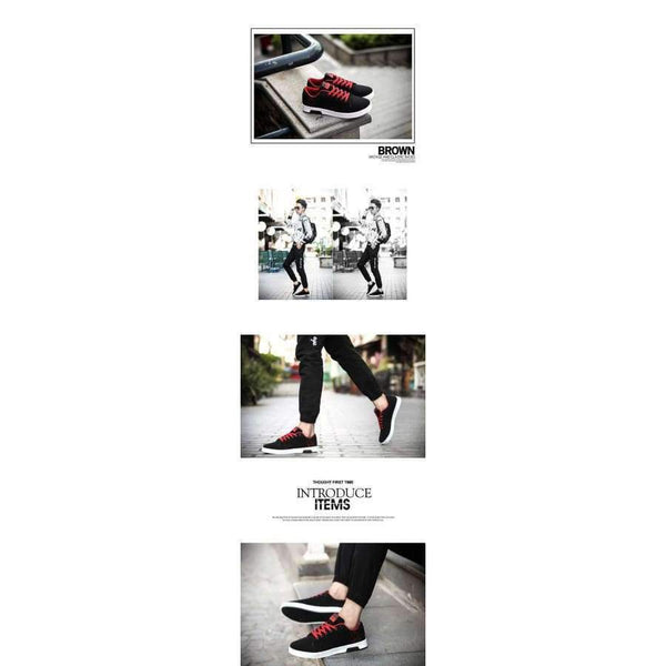 Planet Gates 2018 Spring And Autumn New Breathable Anti-Skid Men'S Vulcanized shoes Fashion British Low Tie To Help Fight Men'S Shoes