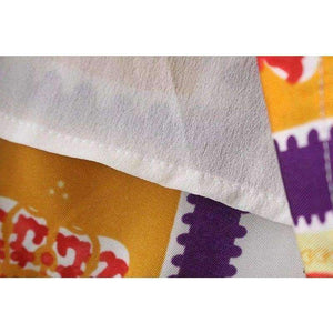 Planet Gates 2018 Spring New Character Print  Vintage Dress Cheap Clothes China High Waist  Party Dresses WQZ34252