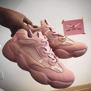 Planet Gates 2018 Spring New Designer Wedges Pink Platform Sneakers Women Vulcanize Shoes Tenis Feminino Casual Female Shoes Woman