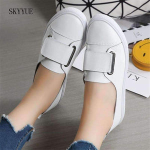 Planet Gates 2018 Spring Women Flats ladies slip on flat loafers shoes casual sneakers boat shoes black white Moccains Women Shoes