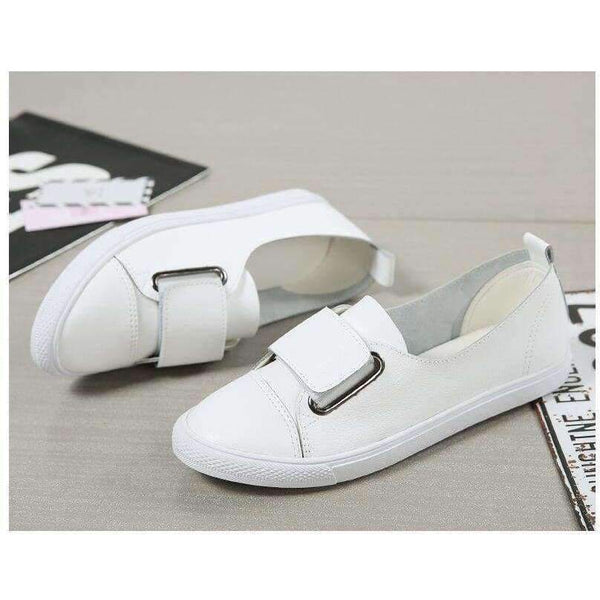 Planet Gates 2018 Spring Women Flats ladies slip on flat loafers shoes casual sneakers boat shoes black white Moccains Women Shoes