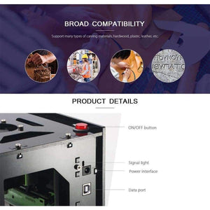 Planet Gates 2018 Upgrade NEJE 1000mW cnc crouter cnc laser cutter mini cnc engraving machine DIY Print laser engraver High Speed Ad Baffles