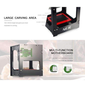 Planet Gates 2018 Upgrade NEJE 1000mW cnc crouter cnc laser cutter mini cnc engraving machine DIY Print laser engraver High Speed Ad Baffles