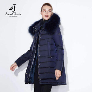 Planet Gates 2018 winter jacket Fashionable women thick Long Coat Warm Jackets Hood Adjustable Waist solid slim Cotton Padded