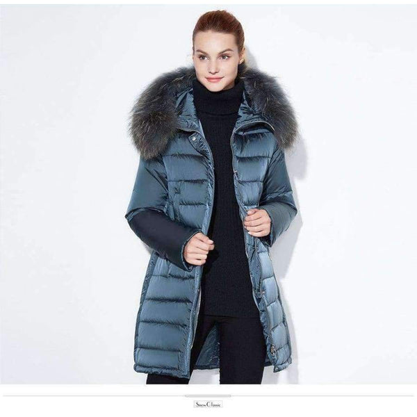 Planet Gates 2018 winter jacket Fashionable women thick Long Coat Warm Jackets Hood Adjustable Waist solid slim Cotton Padded